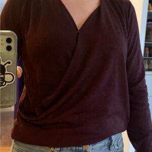 Banana Republic burgundy shirt